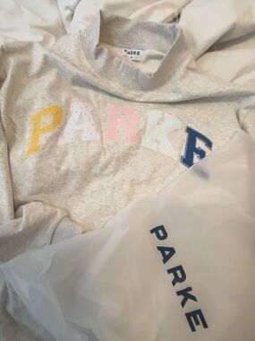 PARKE PATCHWORK MOCKNECK